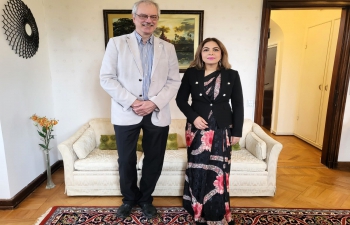 Amb Pooja Kapur hosted Prof. Morten Meldal, Nobel Laureate in Chemistry 2022